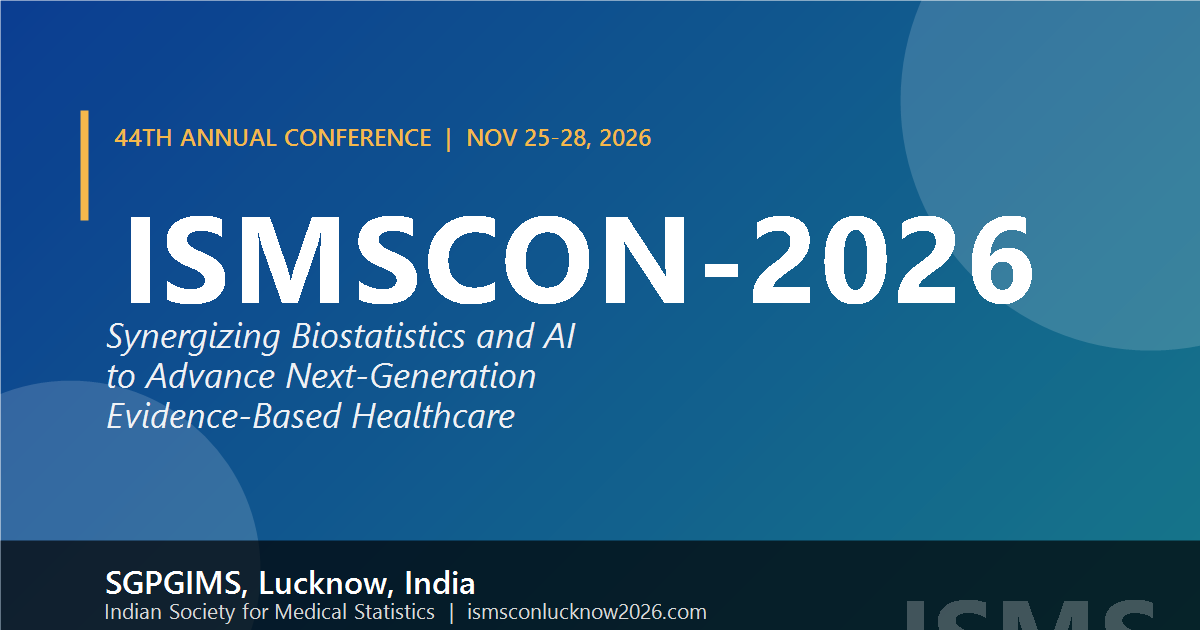 Annual Conference of the Indian Society for Medical Statistics logo